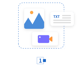 Select QR Code content and type